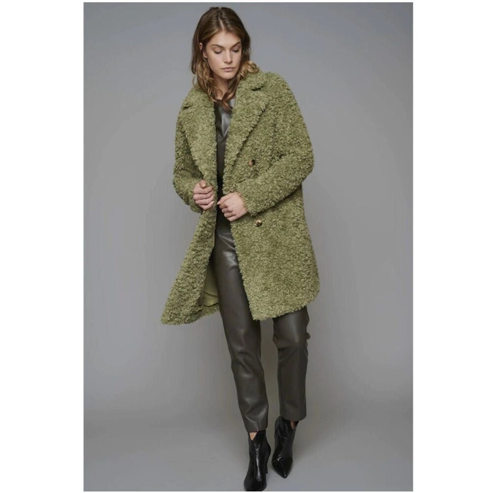 Abercombie & fitch Faux fur Coat size large